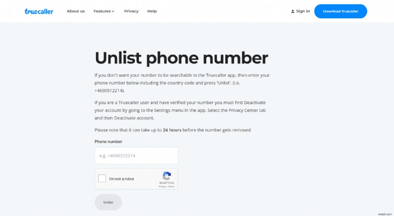 কিভাবে Truecaller থেকে আপনার নম্বর আনলিস্ট করবেন 