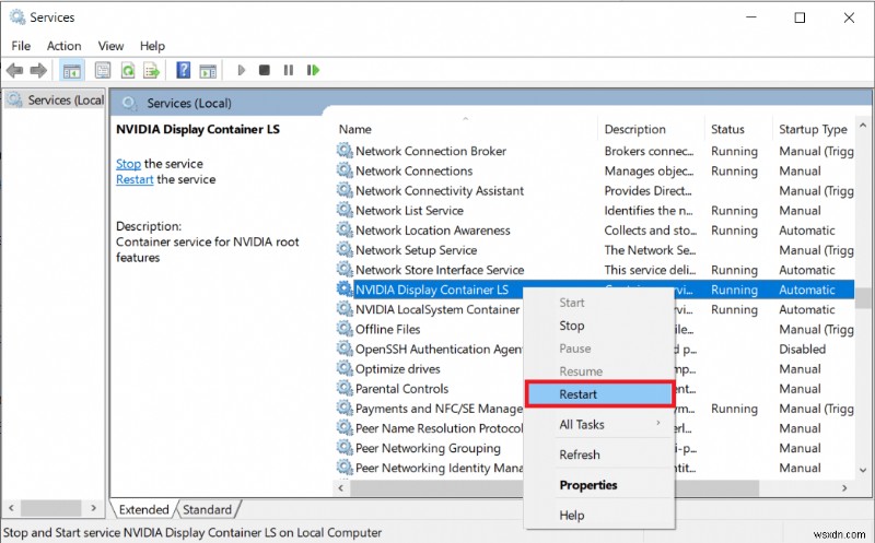 Windows 10-এ NVIDIA কন্টেইনারের উচ্চ CPU ব্যবহার ঠিক করুন 