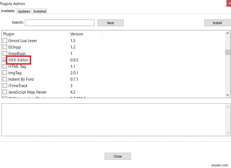 কিভাবে Windows 10 এ Hex Editor Notepad++ ইনস্টল করবেন 