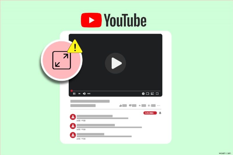 উইন্ডোজ 10 এ YouTube পূর্ণ স্ক্রীন কাজ করছে না তা ঠিক করুন