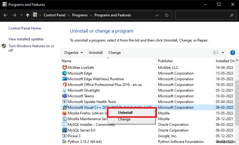Windows 10 এ রানটাইম ত্রুটি C++ ঠিক করুন