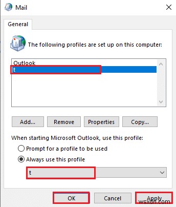 Windows 10-এ শুধুমাত্র সেফ মোডে খোলে ঠিক আউটলুক 