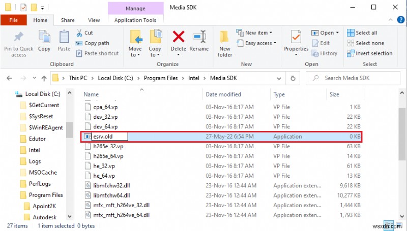 Windows 10-এ Esrv.exe অ্যাপ্লিকেশন ত্রুটি ঠিক করুন 