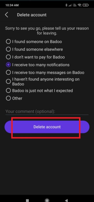 কিভাবে একটি Badoo অ্যাকাউন্ট মুছে ফেলবেন 