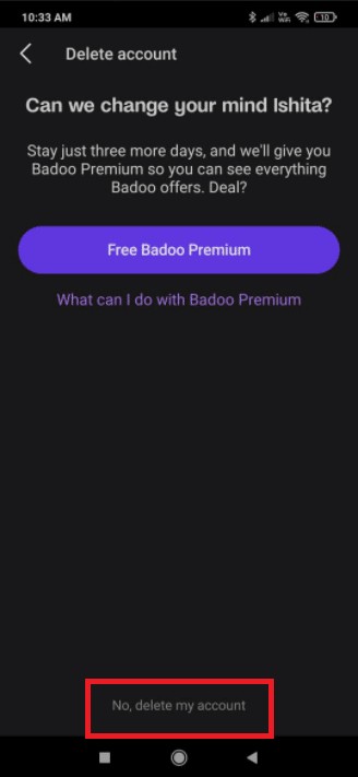 কিভাবে একটি Badoo অ্যাকাউন্ট মুছে ফেলবেন 