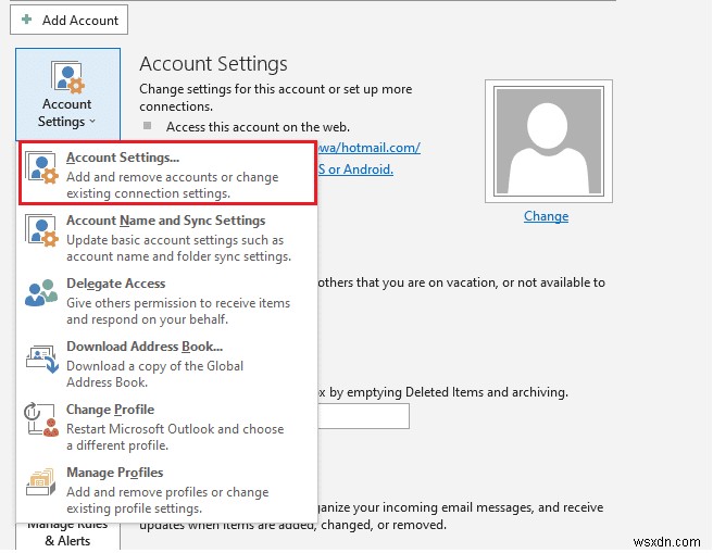 Windows 10-এ সার্ভারের সাথে সংযোগ করার চেষ্টা করা Outlook ঠিক করুন 