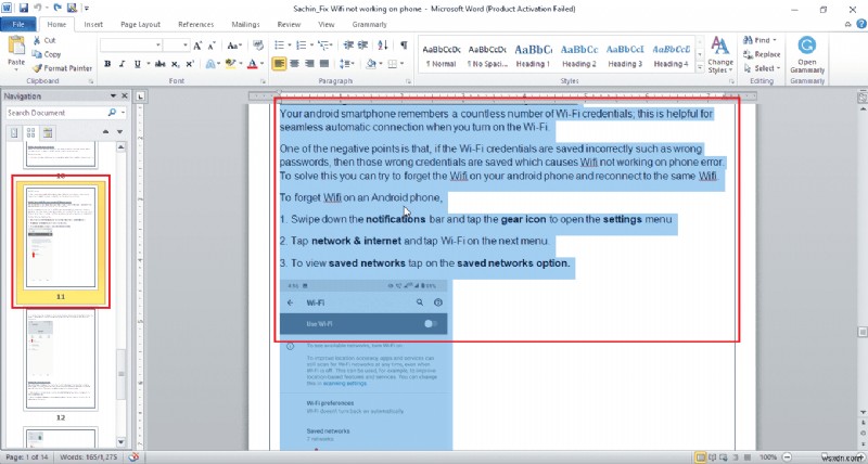 How to Delete a page in Word 2010