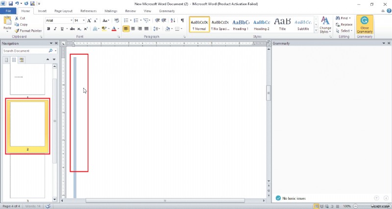 How to Delete a page in Word 2010