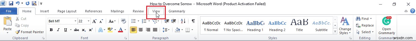 How to Delete a page in Word 2010