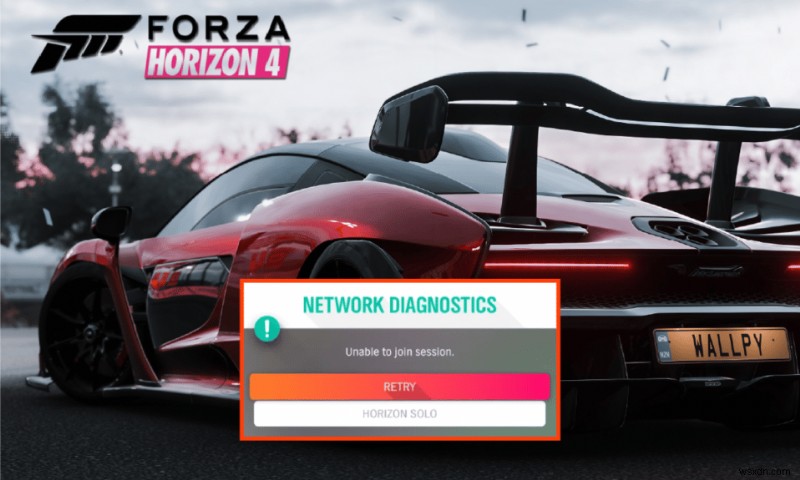 Xbox One বা PC-এ সেশনে যোগ দিতে অক্ষম Forza Horizon 4 ফিক্স করুন 