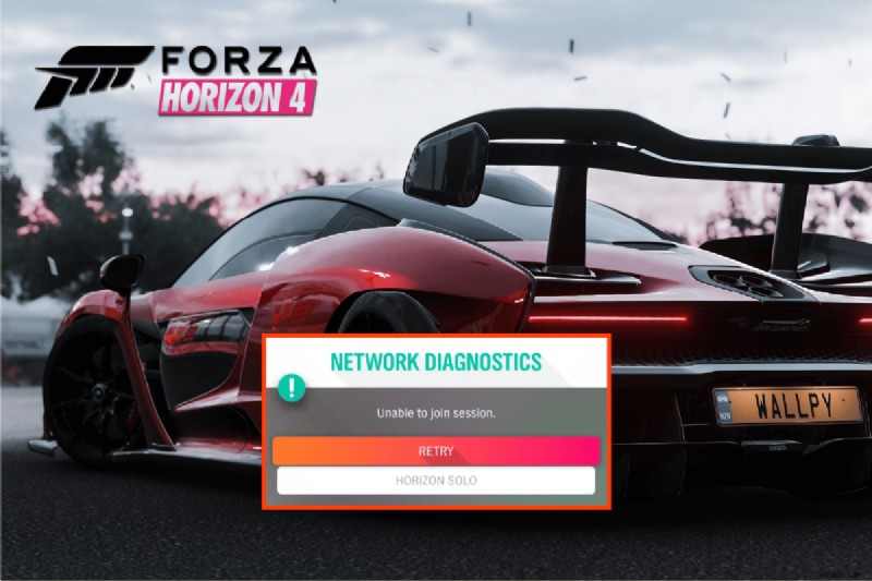 Xbox One বা PC-এ সেশনে যোগ দিতে অক্ষম Forza Horizon 4 ফিক্স করুন 