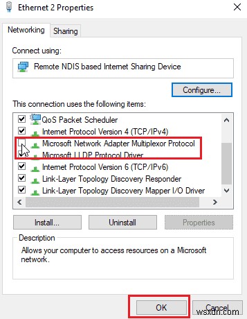 Microsoft Network Adapter Multiplexor Protocol কি?