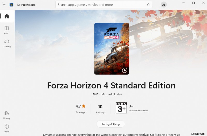 Windows 10-এ Forza Horizon 4 FH001 ঠিক করুন 