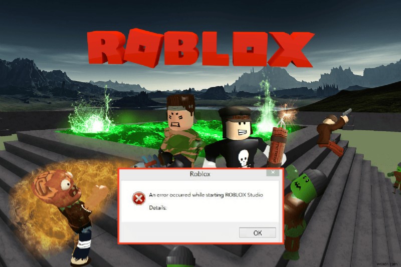 Roblox শুরু করার সময় একটি ত্রুটি ঘটেছে ঠিক করুন 