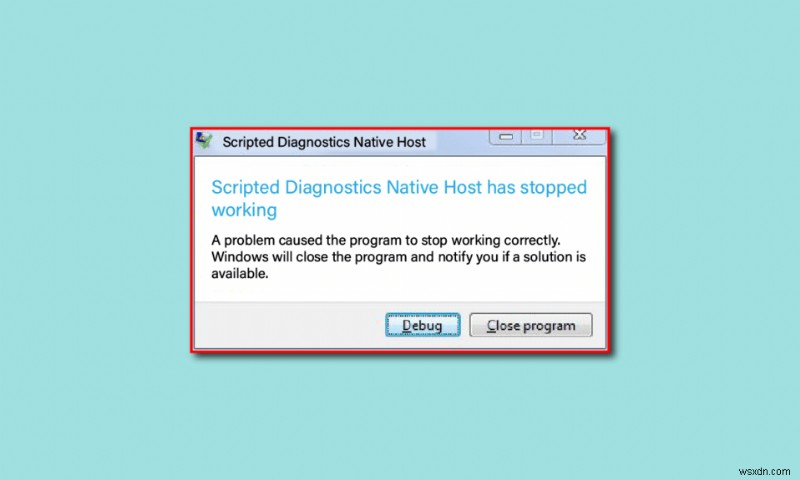 স্ক্রিপ্টেড ডায়াগনস্টিকস নেটিভ হোস্ট কাজ করছে না তা ঠিক করুন 