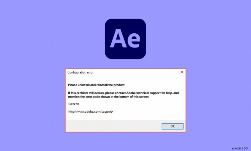 Windows 10 এ Adobe After Effects Error 16 ঠিক করুন 