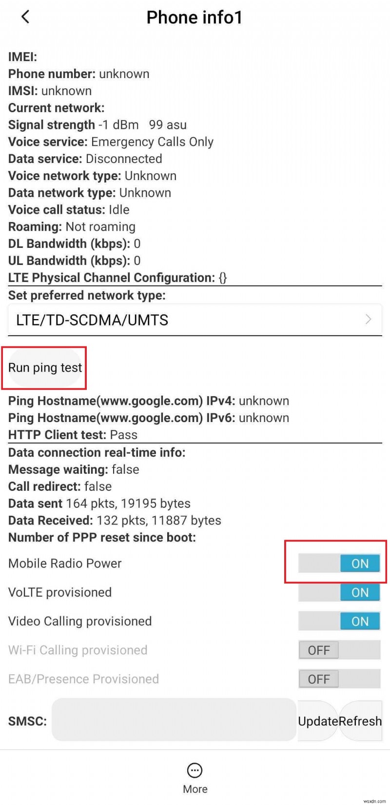 সংযোগ সমস্যা বা অবৈধ MMI কোড ঠিক করুন