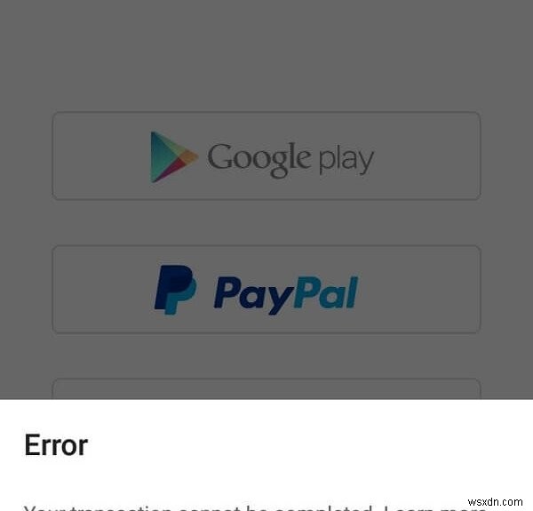 Google Play স্টোরে লেনদেন ঠিক করা যাবে না