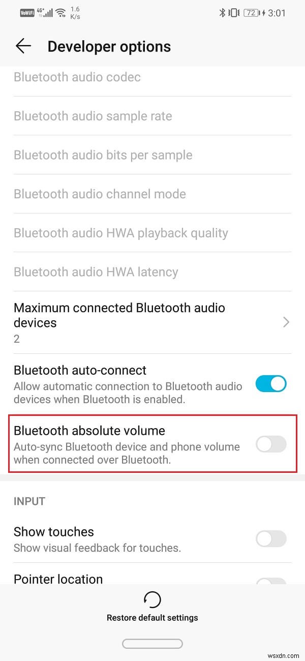 অ্যান্ড্রয়েডে কম ব্লুটুথ ভলিউম ঠিক করুন