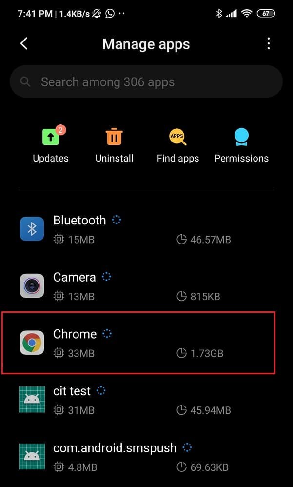 Android-এ Chrome এর জন্য সঞ্চয়স্থান অ্যাক্সেস ত্রুটির প্রয়োজন