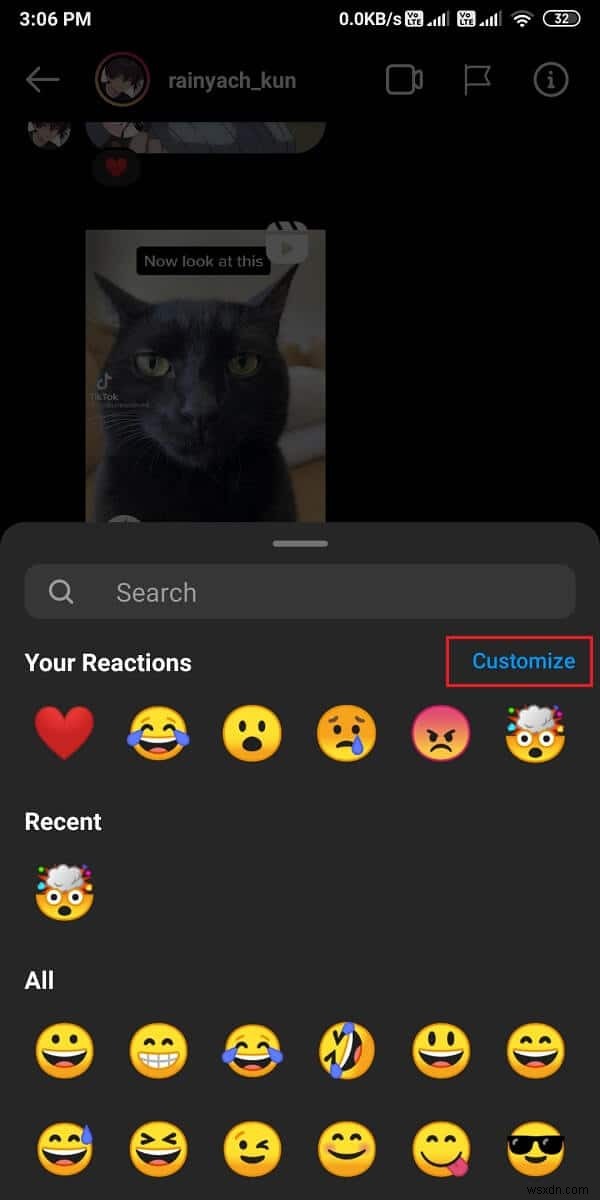 কাস্টম ইমোজিস সহ Instagram বার্তাগুলিতে কীভাবে প্রতিক্রিয়া জানাবেন