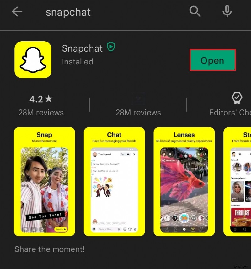 Fix Snapchat গল্প লোড করবে না