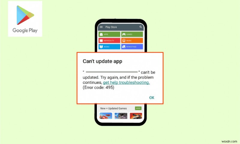Android এ Google Play এরর কোড 495 ঠিক করুন