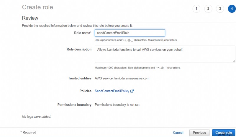 AWS SES, Lambda, এবং API গেটওয়ে ব্যবহার করে আপনার সাইট থেকে ইমেলগুলি কীভাবে পাবেন আমাদের সাথে যোগাযোগ করুন 