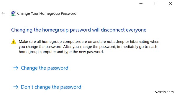 Windows 10-এ হোমগ্রুপ পাসওয়ার্ড কীভাবে সন্ধান করবেন বা পরিবর্তন করবেন