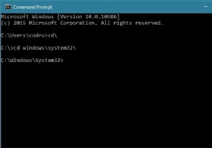 কমান্ড লাইন 0 এর মাধ্যমে উইন্ডোজ 10-এ সিএমডি-তে ডিরেক্টরি কীভাবে পরিবর্তন করবেন