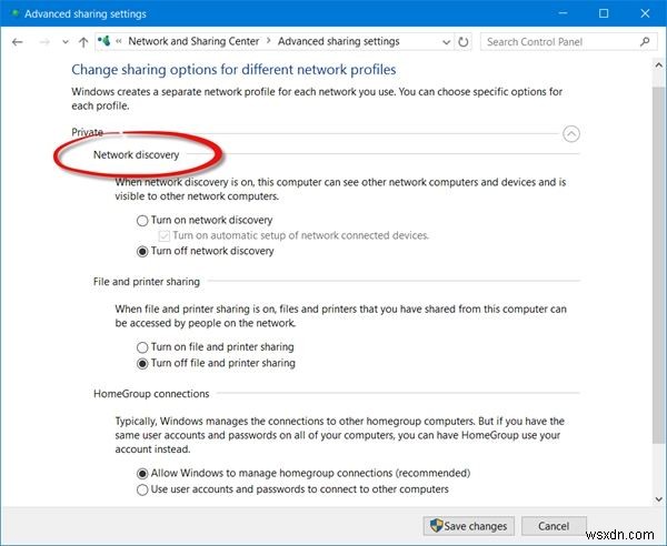 Windows 10 এ নেটওয়ার্ক ডিসকভারি চালু বা বন্ধ করার ৩টি সহজ উপায়
