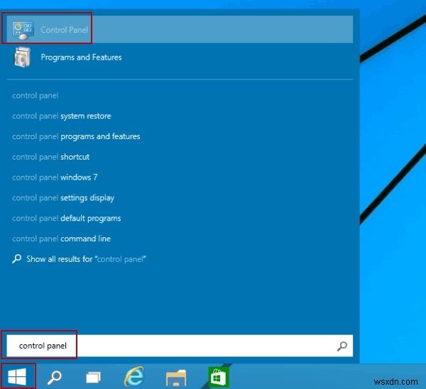 Windows 10 এ কন্ট্রোল প্যানেল খোলার ১০টি সহজ উপায়