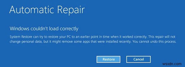 [সমাধান] Windows 10 স্টার্টআপ মেরামত কাজ করছে না