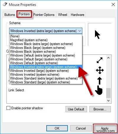 Windows 10 এ মাউস পয়েন্টার সাইজ এবং কালার পরিবর্তন করার ৪টি উপায়