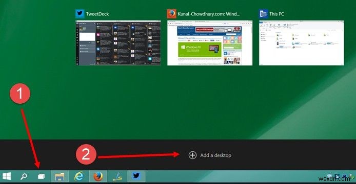 Windows 10 এ ভার্চুয়াল ডেস্কটপ কিভাবে যোগ করবেন