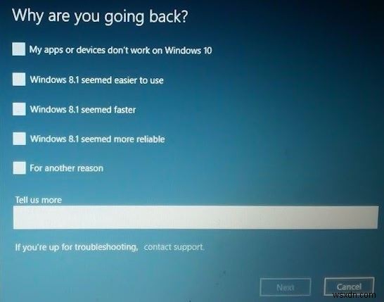 Windows 10 থেকে Windows 8.1 এ ডাউনগ্রেড করার একটি সহজ উপায়