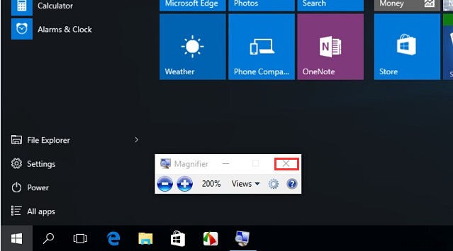 কিভাবে উইন্ডোজ 10 এ ম্যাগনিফায়ার বন্ধ করবেন