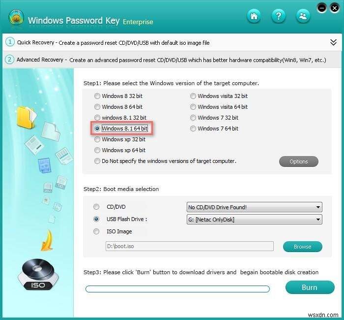 UEFI-ভিত্তিক সারফেস ট্যাবলেটে Windows 8/8.1/10 হারিয়ে যাওয়া পাসওয়ার্ড রিসেট করার 3টি ধাপ