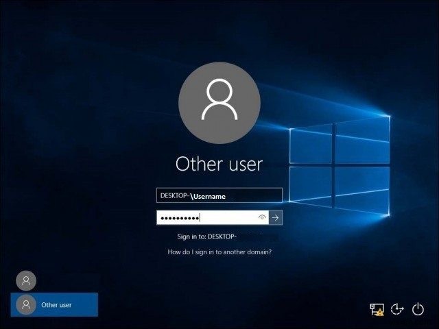 কিভাবে  Windows 10 ডোমেনের ব্যবহারকারীর নাম বা পাসওয়ার্ড ভুল  ত্রুটি ঠিক করবেন