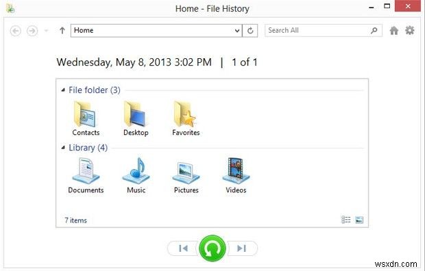 The Easy Tutorial:How to use File History to Backup and Restore in Windows 8.1/8