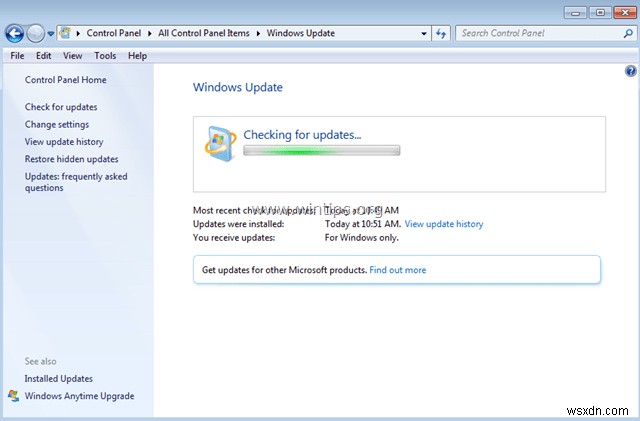 Windows 7/8/8.1 এবং সার্ভার 2008/2012-এ উইন্ডোজ আপডেটের সমস্যাগুলি কীভাবে ঠিক করবেন।