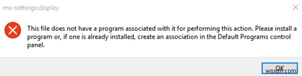 কিভাবে MS-SETTINGS ডিসপ্লে ঠিক করবেন এই ফাইলটির সাথে কোনো প্রোগ্রাম যুক্ত নেই (Windows 10)