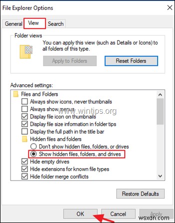 Windows 10/8.1 এ লুকানো ফাইলগুলি কীভাবে দেখতে হয়