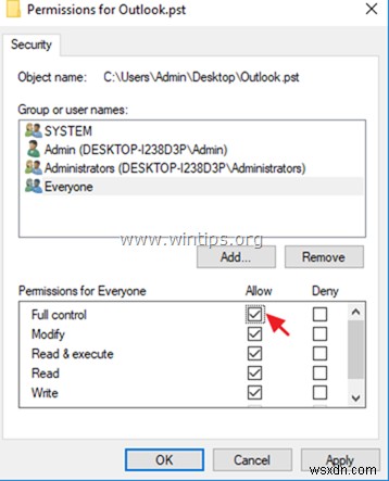 FIX:Outlook ফাইল অ্যাক্সেস অস্বীকৃত PST খুলতে বা PST ফাইল আমদানি করতে পারে না (সমাধান)