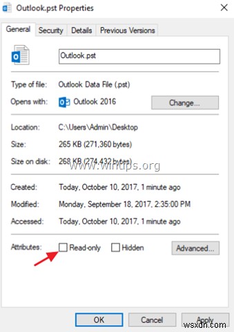 FIX:Outlook ফাইল অ্যাক্সেস অস্বীকৃত PST খুলতে বা PST ফাইল আমদানি করতে পারে না (সমাধান)