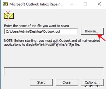 FIX:Outlook ফাইল অ্যাক্সেস অস্বীকৃত PST খুলতে বা PST ফাইল আমদানি করতে পারে না (সমাধান)