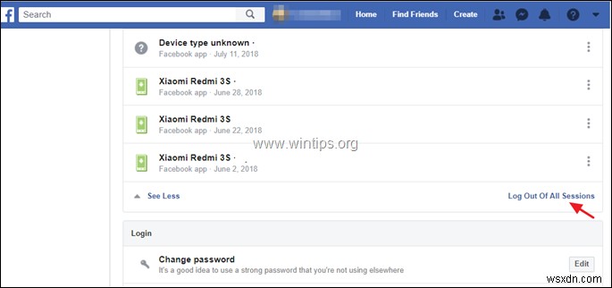 কিভাবে অন্য পিসি থেকে Facebook ডিভাইস লগআউট করবেন।