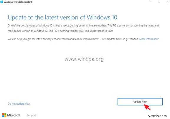 FIX:Windows 10 Update 1809 ইন্সটল করতে ব্যর্থ (সমাধান)