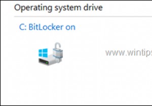 কীভাবে ড্রাইভ সি এনক্রিপ্ট করবেন:Windows 10 প্রো এবং এন্টারপ্রাইজে বিটলকারের সাথে।