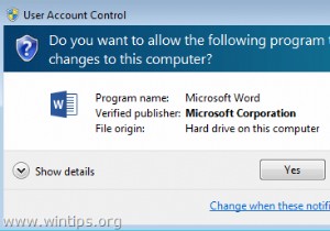 FIX:আপনি কি এই কম্পিউটারে পরিবর্তন করার জন্য নিম্নলিখিত প্রোগ্রামটিকে অনুমতি দিতে চান? Word 2013 বা Excel 2013 এ (সমাধান)